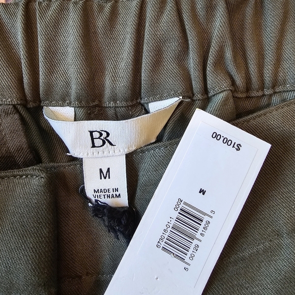 Banana Republic Women's Size Medium Green Slim Taper Trouser Pants Hi-Rise NWT - Picture 4 of 10